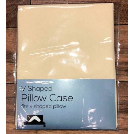 V Shaped Pillowcase Cream