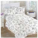 White Christmas Polycotton Duvet Set