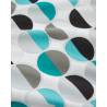 Eclipse Print Geo Abstract Teal Soft Easy Care Bed Linen Bedding Duvet Cover Quilt Set With Pillow Cases