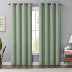 Blackout Curtains with Metal Eyelets - Sage Green