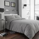 Seer Sucker Luxurious Duvet Set GREY