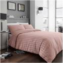 Seer Sucker Luxurious Duvet Set BLUSH PINK