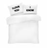 Novelty Pillow Case Twin Pack - I Know