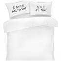 Novelty Pillow Case Twin Pack - Sleep All Night