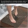 Pebble Memory 2 Piece Non Slip Bath Mat - NATURAL