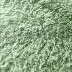 Faux Fur Bath Mat Set  - TEAL