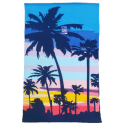 Sunset Night Beach Towel