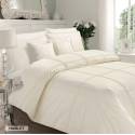 Luxury Hamlet Duvet Set Premium Line Motif Pintuck Quilt Cover - Cream