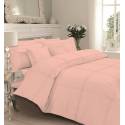 Luxury Hamlet Duvet Set Premium Line Motif Pintuck Quilt Cover - Blush Pink