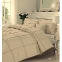 Luxury Hamlet Duvet Set Premium Line Motif Pintuck Quilt Cover - Latte