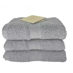 Grey Egyptian Cotton Collection 100% Cotton Towels