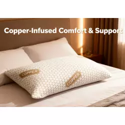 Copper-Infused Comfort & Support Pillow