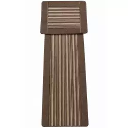Hall Runner & Matching Door Mat - Brown & Tan