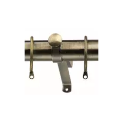 Dynasty 35mm Antique Brass Brackets
