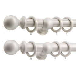 Aristocracy 50mm Countess Windsor White Smooth Reeded