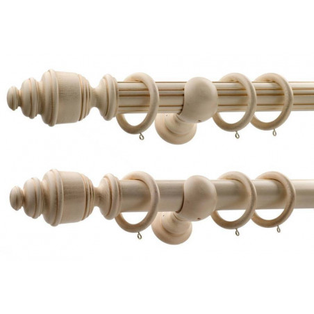 Le Royale 50mm Complete King Antique Cream Smooth Reeded