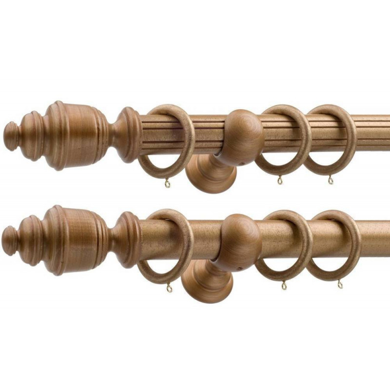 LeRoyale 50mm Complete King Rust Smooth Reeded