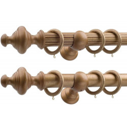 LeRoyale 50mm Complete Queen Rust Smooth Reeded