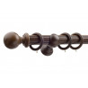 Monarch Antique Walnut 50mm Complete Countess Smooth Reeded