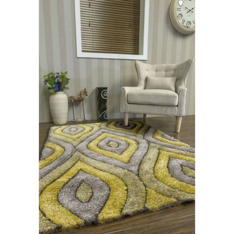 Luxus Teardrop Yellow Grey