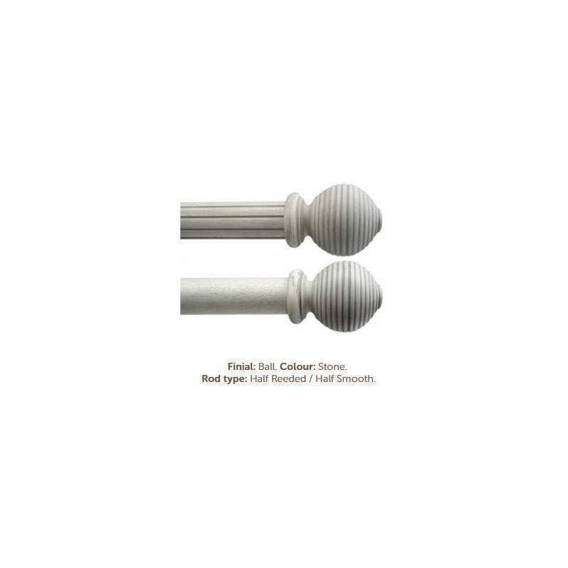 Milan 50mm Stone with Smooth/Reeded Finish