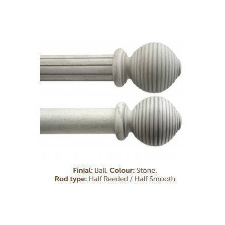 Milan 50mm Stone with Smooth/Reeded Finish