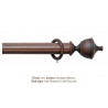 Milan 50mm Antique Collection Antique Walnut with Smooth/Reeded Finish