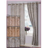 Abel Regiment Silver Eyelet Curtains