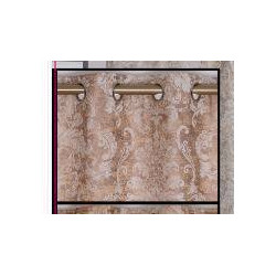 Abel Salmon Gold Eyelet Curtains