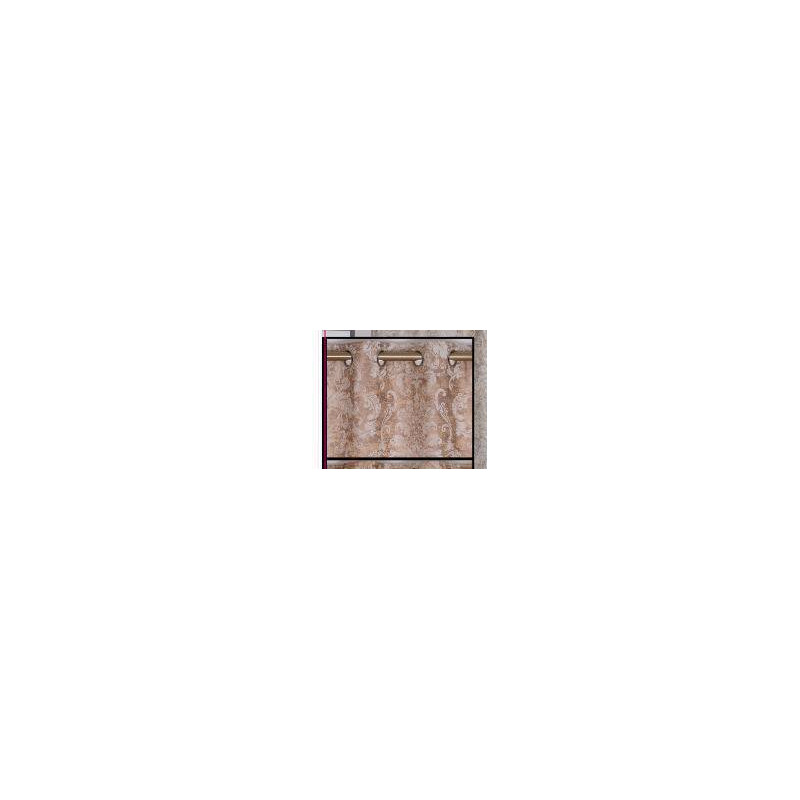 Abel Salmon Gold Eyelet Curtains