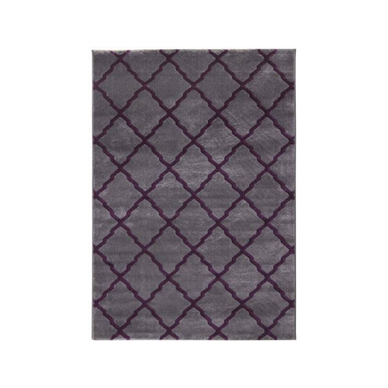 Toscana Lattice Geometric Grey Purple
