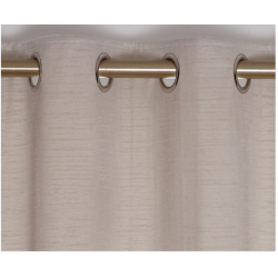 Plush Silver Eyelet Curtains