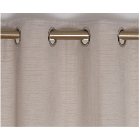 Plush Silver Eyelet Curtains