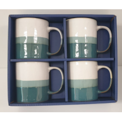 Kilkenny Living 4 Set Cups Green Shades