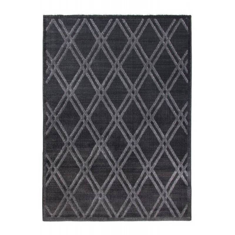 Toscana Trellis Geometric Dark Grey