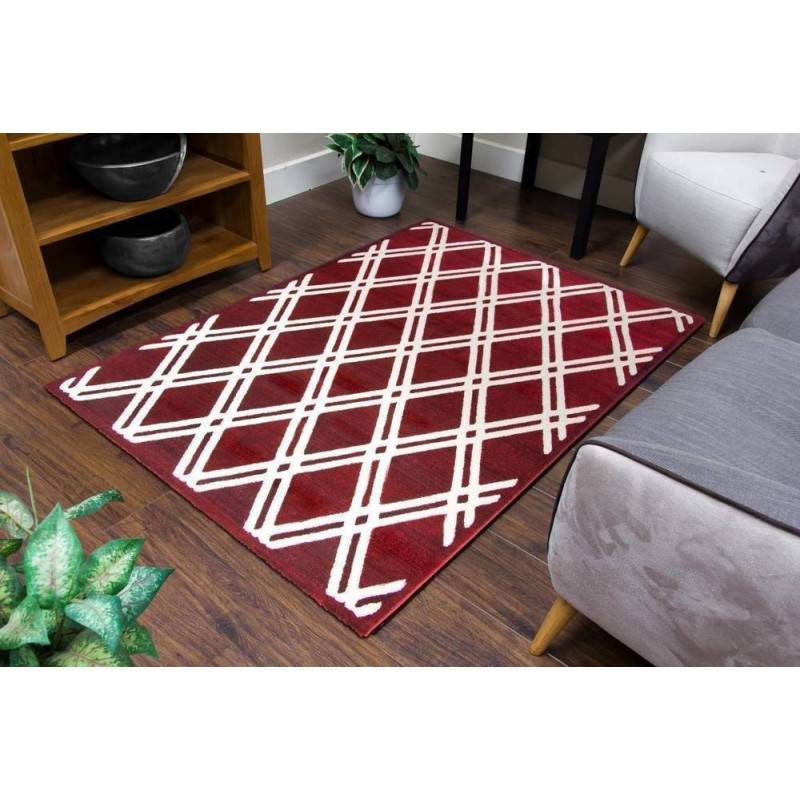 Toscana Trellis Geometric Red