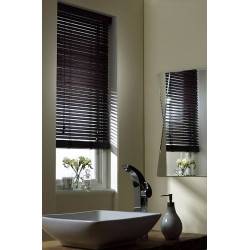 63 mm Slat Walnut Wood Venetian