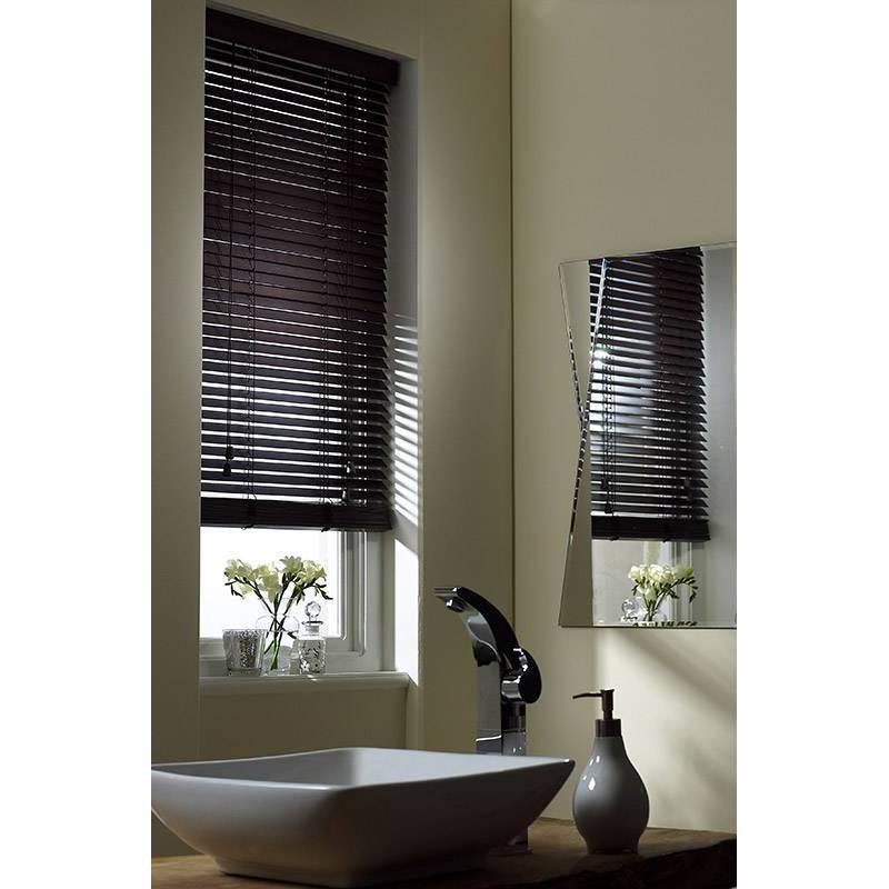 63 mm Slat Walnut Wood Venetian