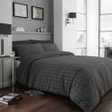 Seer Sucker Luxurious Duvet Set CHARCOAL