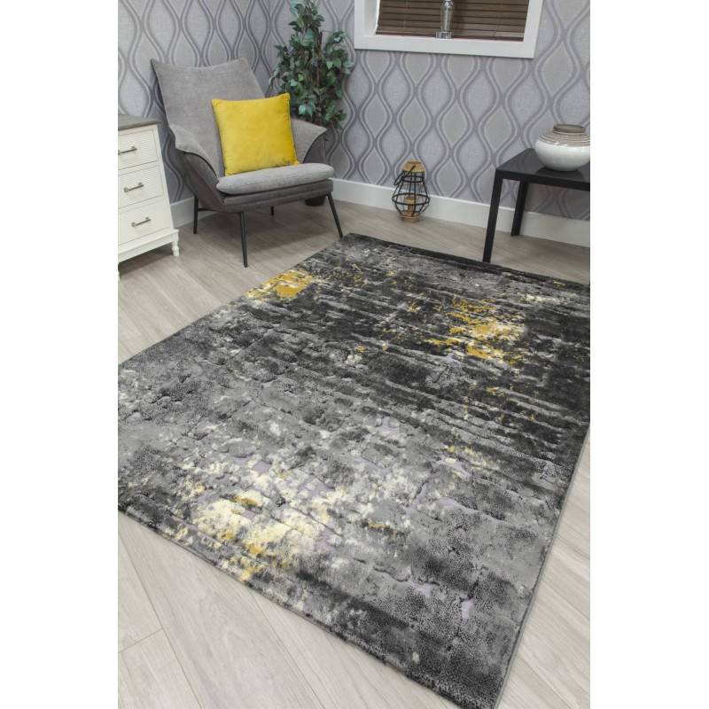 Bellini Mirage Dark Grey Yellow