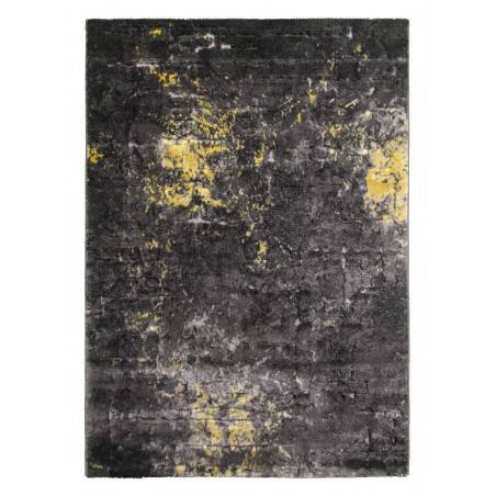 Bellini Mirage Dark Grey Yellow Abstract
