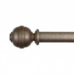 Aristocracy 35mm Antique Silver Smooth Reeded