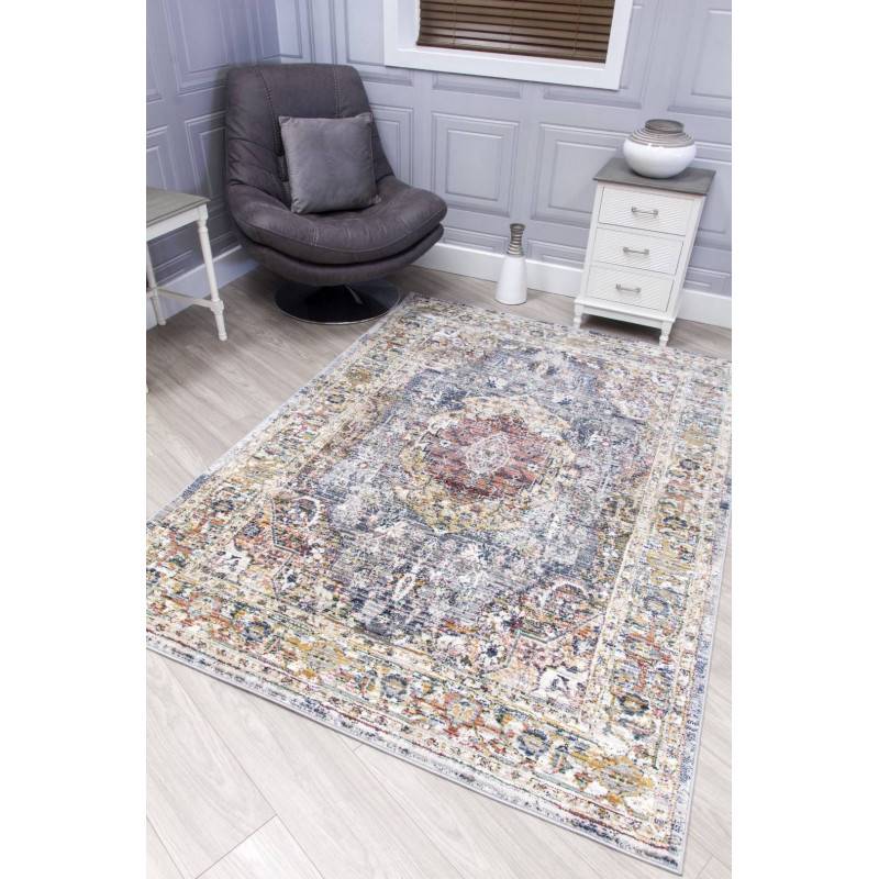 Boho Medallion Grey