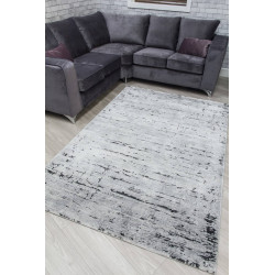 Rococo Crevassi Grey Abstract