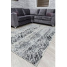 Rococo Feathered Grey Black Abstract