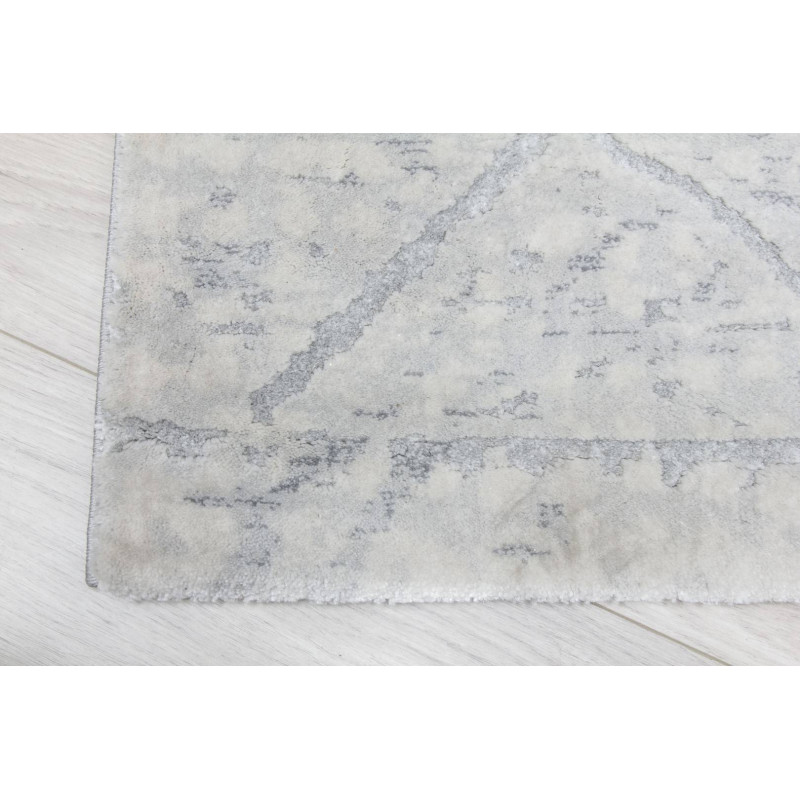 Rococo Quadito Grey Cream Abstract