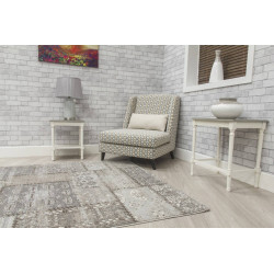 Antika Greige Patchwork