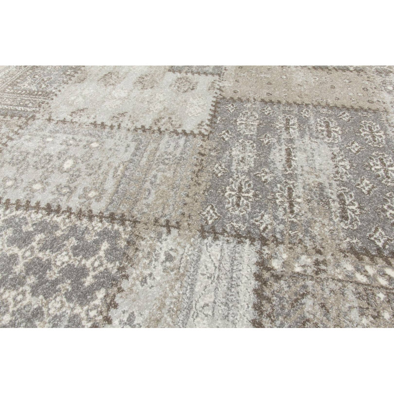 Antika Greige Patchwork