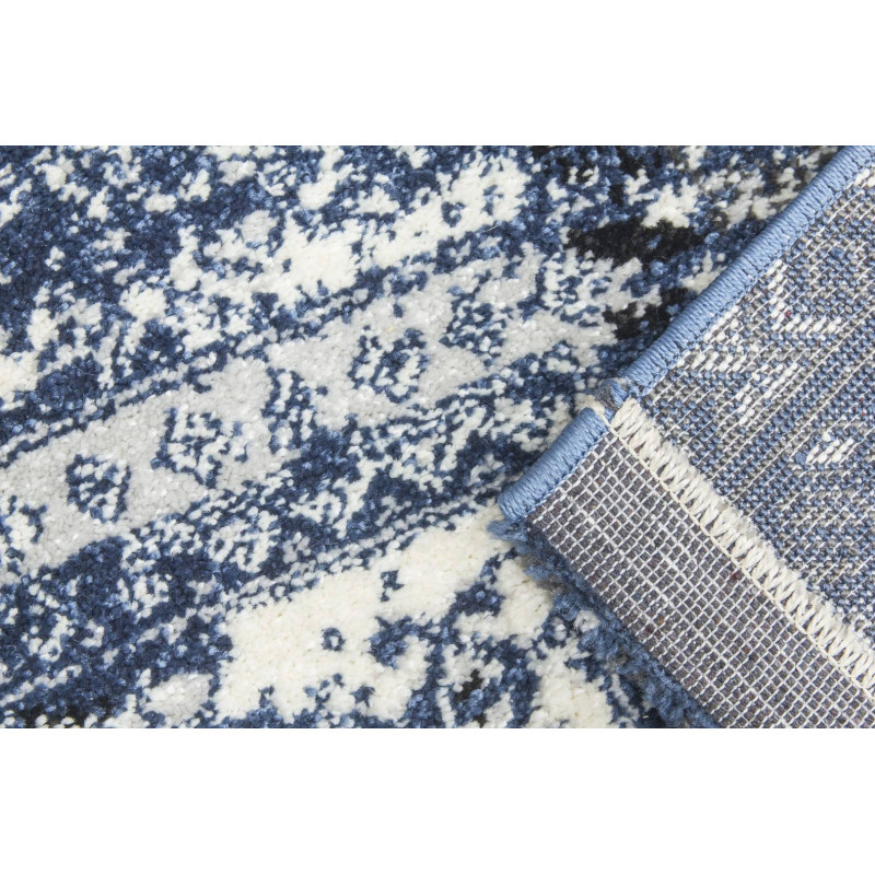 Antika Grey Navy Patchwork