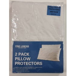 2 Pack Fine Linens Pillow Protectors